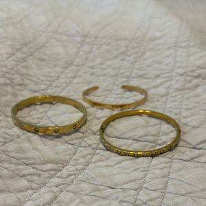 EVRY Jewels Gold Bangles - NWT